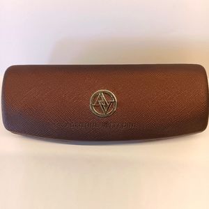 Adrienne Vittadini Hard Shell Designer Eyeglass Case Fully Lined